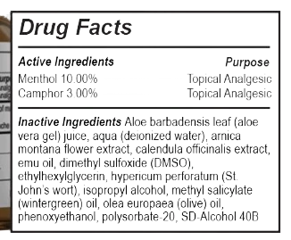 Arctic Blast Supplement Facts