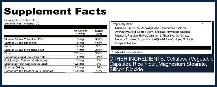 Revifol Supplement Facts