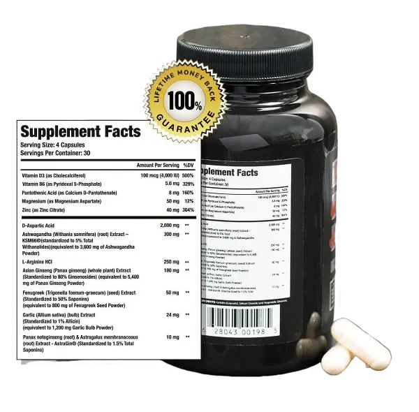 Testosil Supplement Facts