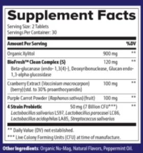 ProvaDent-Supplement-Facts